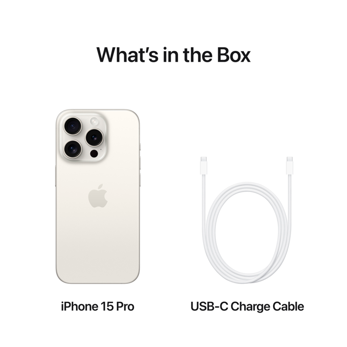iPhone 15 Pro 512GB White Titanium,Model A3102