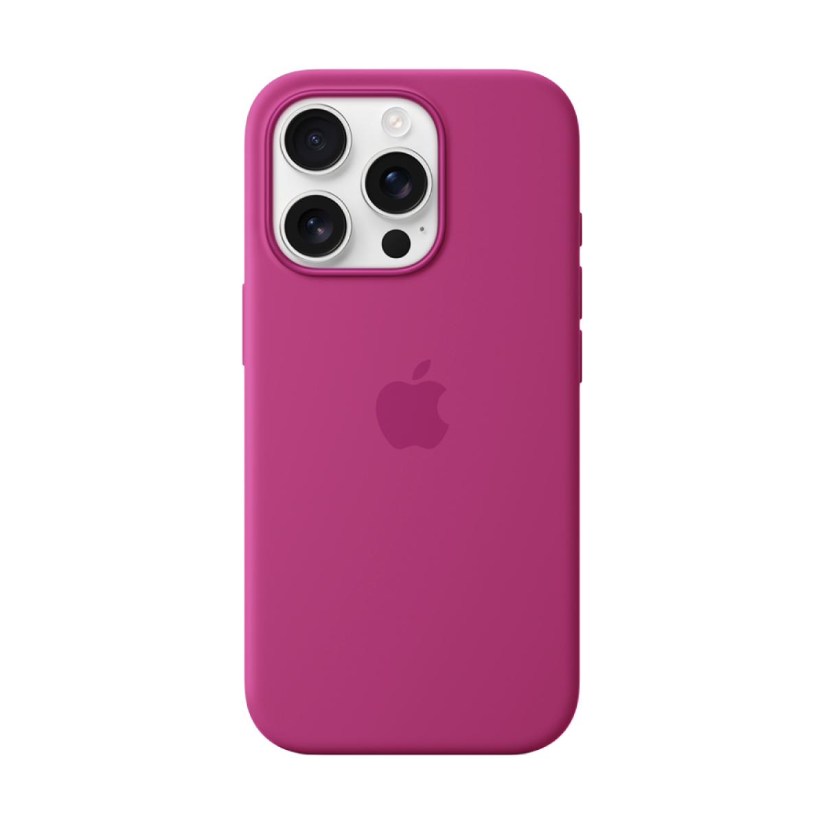 iPhone 16 Pro Silicone Case with MagSafe - Fuchsia,Model A3315