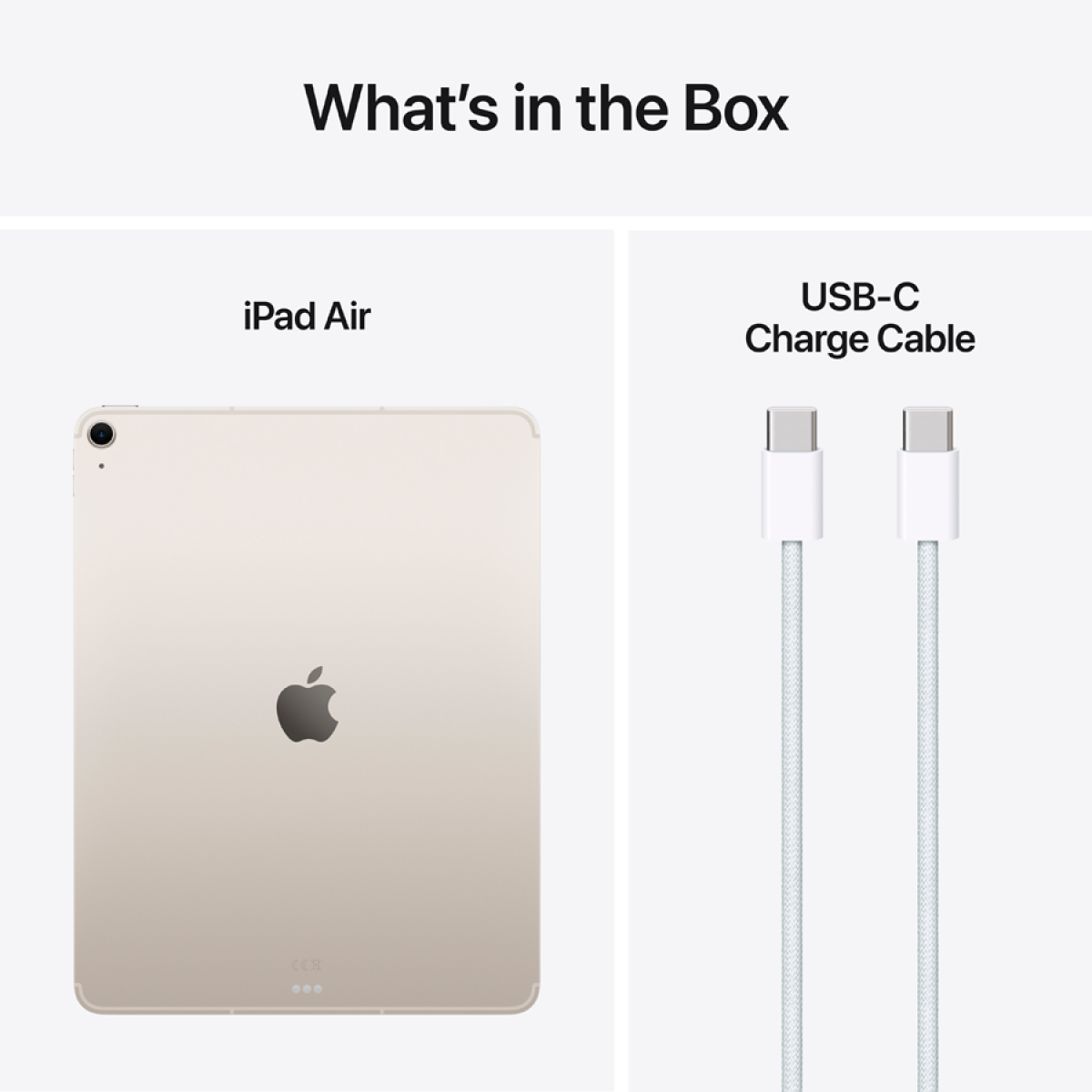 13-inch iPad Air Wi-Fi + Cellular 128GB - Starlight,Model A3269