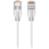Ubiquiti UACC-Cable-Patch-EL-0.3M-W Nano-thin patch cable with 2.5 GbE support designed to show Etherlighting effects