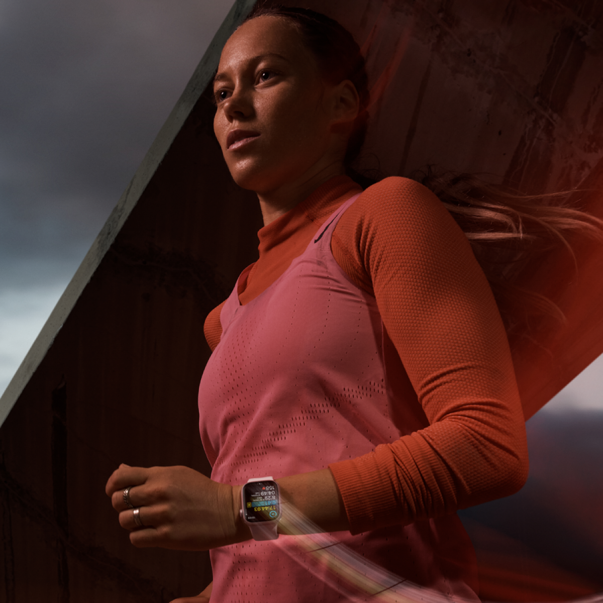 Apple Watch Series 9 GPS 41mm (PRODUCT)RED Aluminium Case with (PRODUCT)RED Sport Band - S/M,Model A2978