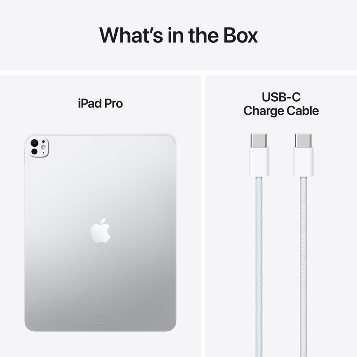 13-inch iPad Pro M5 Wi‑Fi 512GB with standard glass - Silver,Model A3360