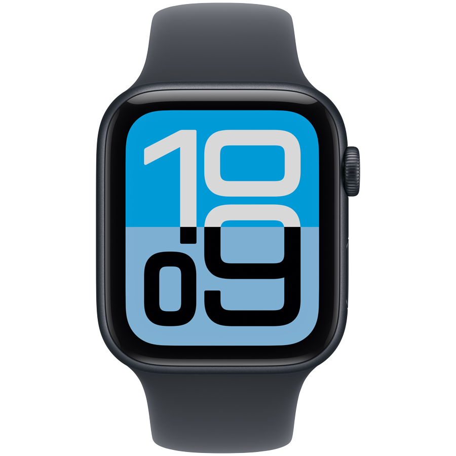 Apple Watch SE 3 GPS + Cellular 44mm Midnight Aluminium Case with Midnight Sport Band - M/L,Model A3328