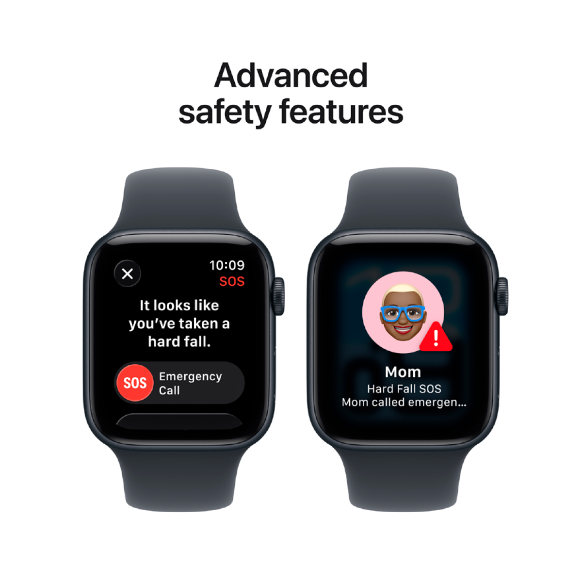 Apple Watch SE 3 GPS + Cellular 44mm Midnight Aluminium Case with Midnight Sport Band - M/L,Model A3328