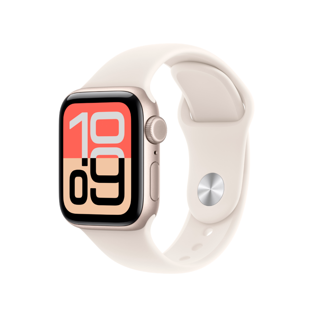 Apple Watch SE 3 GPS + Cellular 40mm Starlight Aluminium Case with Starlight Sport Band - M/L,Model A3326