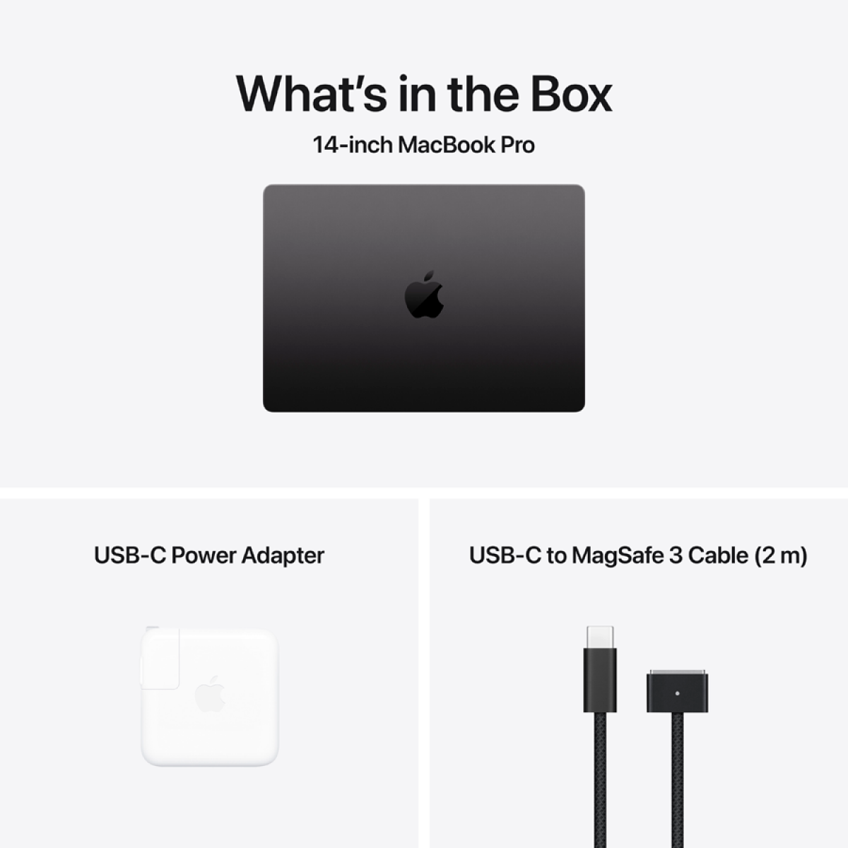 MacBook Pro 14-inch,Space Black,Model A3434, M5 chip with 10-core CPU,32GB unified memory,70W USB-C Power Adapter,1TB SSD storage,Thunderbolt / USB 4 Ports,Touch ID,14in Liquid Retina XDR display,Standard display,Force Touch Trackpad, KEYBOARD-INT
